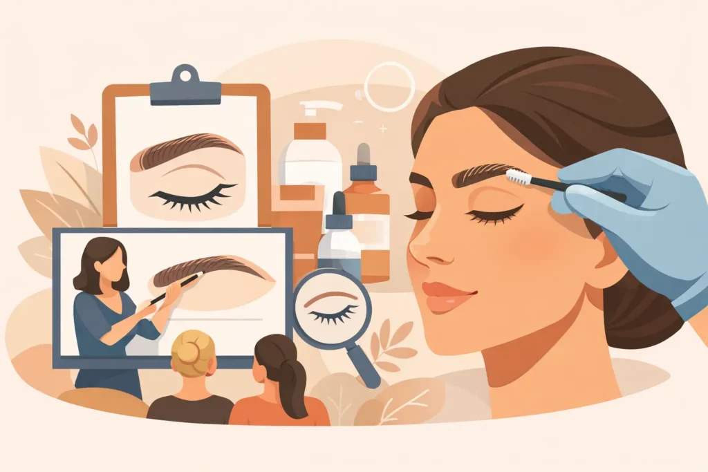 Brow Lamination Training Course for New Artists